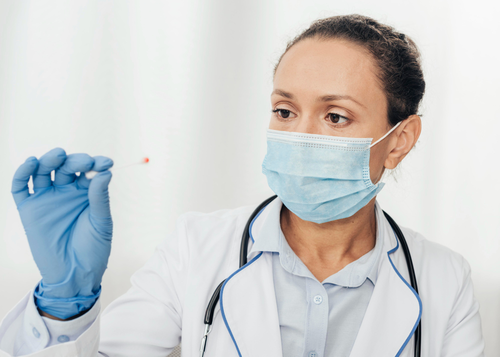 Pain clinic doctor portrait